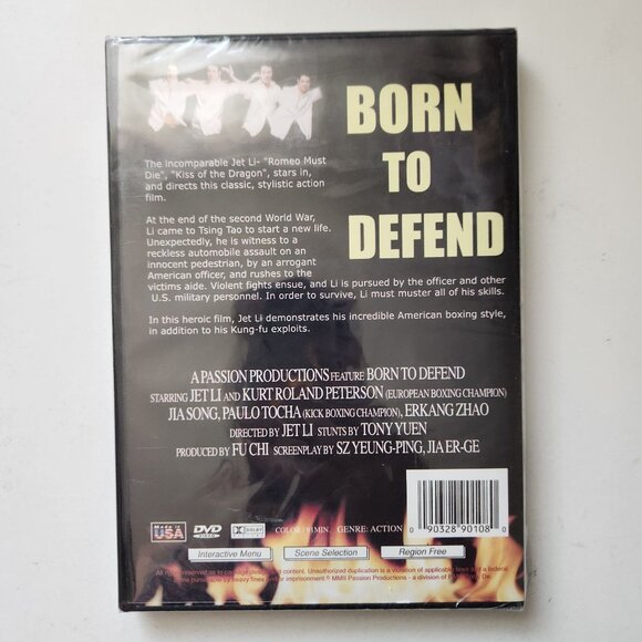 Born To Defend Directed by Jet Li DVD Martial Arts Classic Region Free, Sealed - Picture 3 of 7
